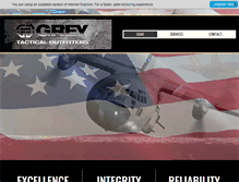 Tablet Screenshot of greytacticaloutfitters.com